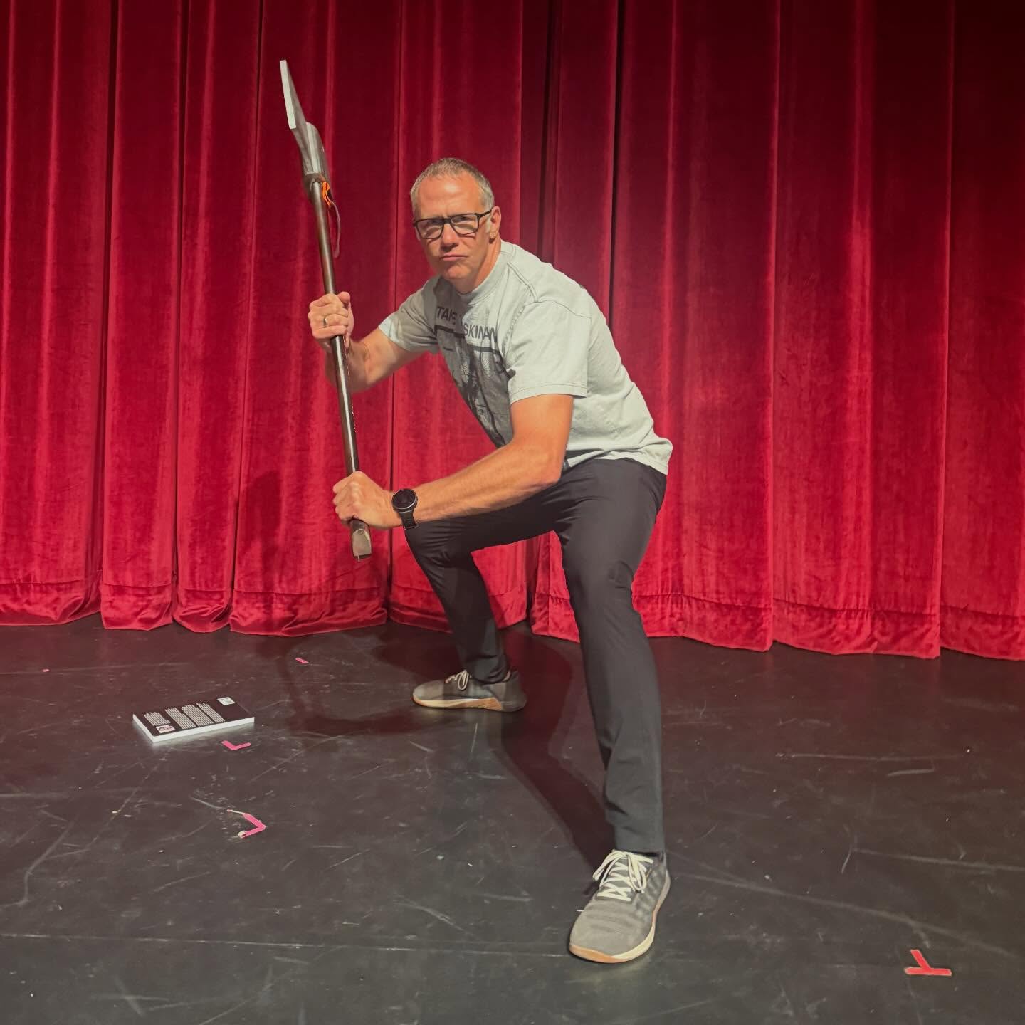 Dana with GSD axe